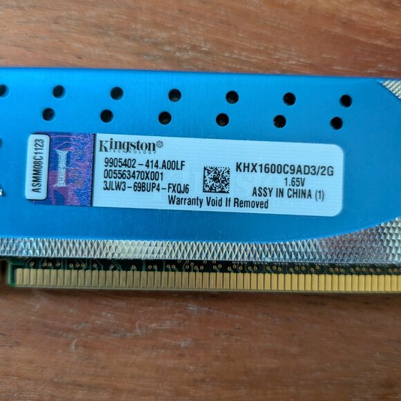 Kingston Hyper X Genesis 2GB - Pair of 2 for a total of 4 GB of RAM - Picture 3 of 4